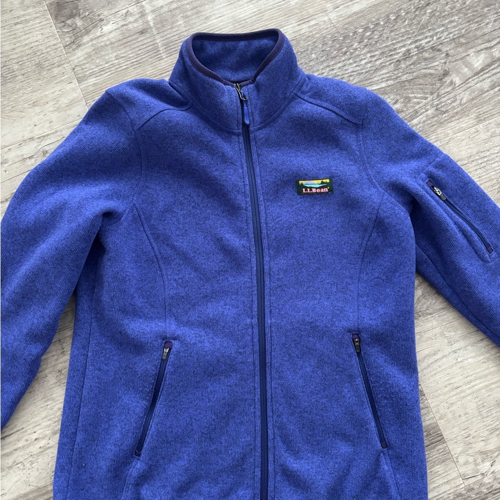 L.L. Bean Women’s Sweater Fleece full-zip Jacket- Like New